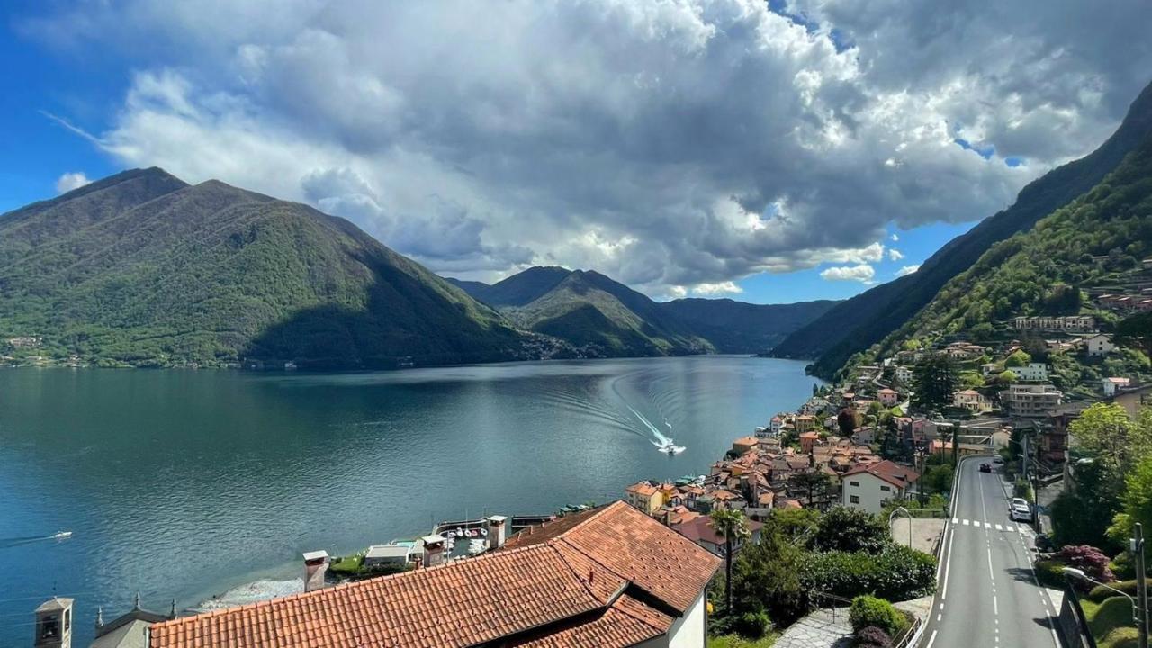 Lake View Apartment Argegno Buitenkant foto