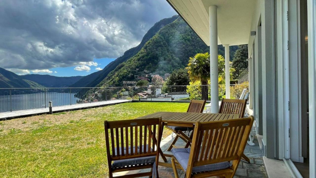 Lake View Apartment Argegno Buitenkant foto